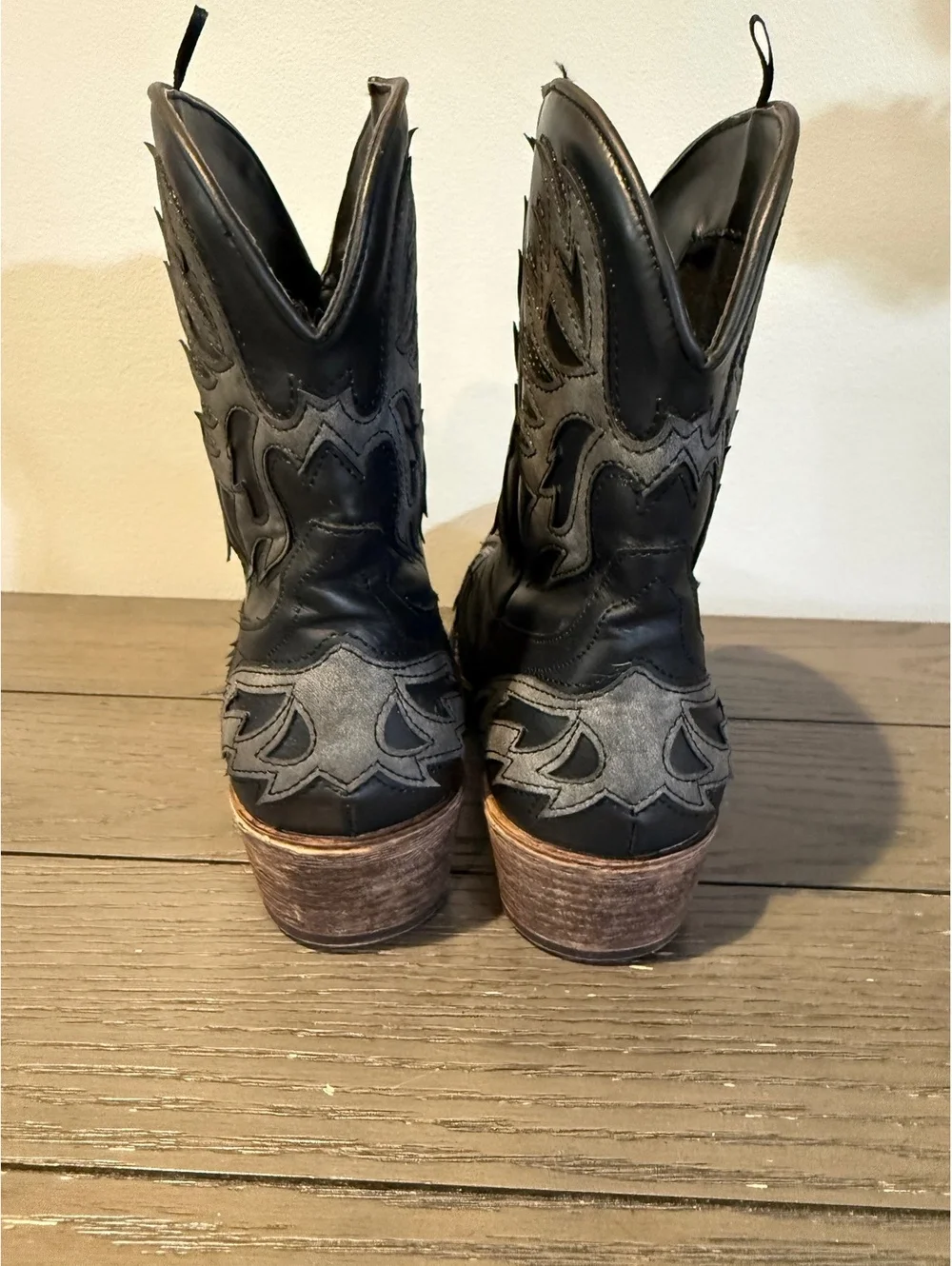 Roper Women's Black Western Boots Size 8